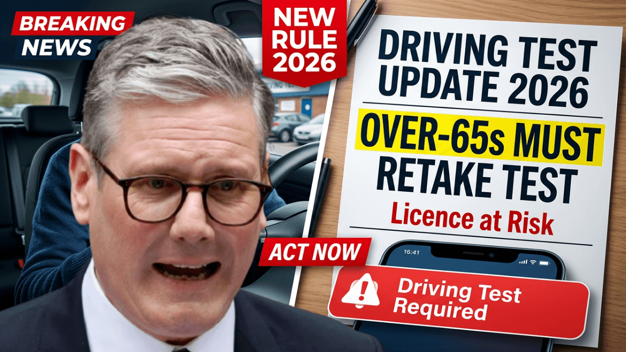 New 2026 Driving Test for Over‑65s Confirmed – Licence at Risk